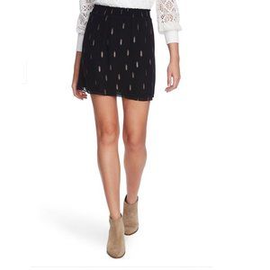 NWT 🎀1.State Smocked FoiI Print Mini Skirt🎀